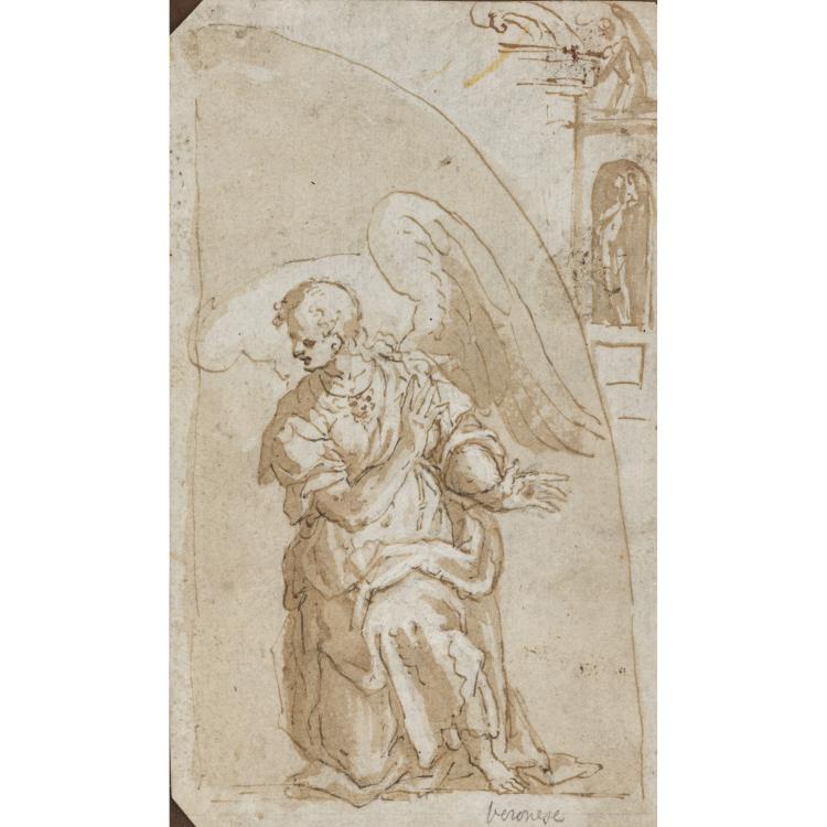 Hauptbild zu Objekt, Knieender Engel, 16th century, 173D 775