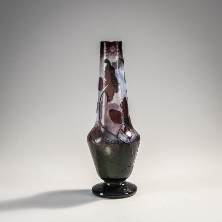 Hauptbild zu Objekt, Martel&eacute;-Vase 'Cl&eacute;matites', um 1897, Daum Fr&egrave;res, Nancy, 174A 15