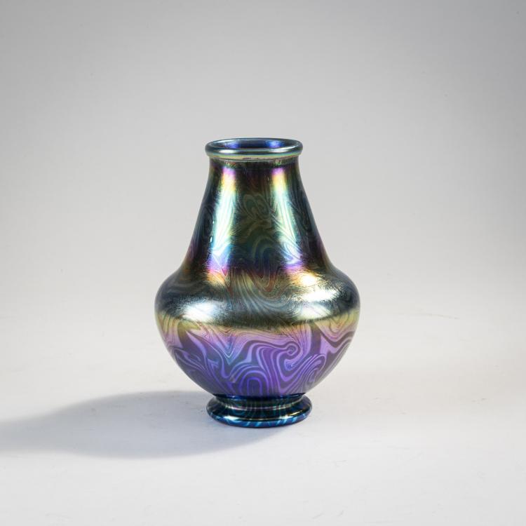 Hauptbild zu Objekt, Kleine Vase 'Damascene', 1897, Louis C. Tiffany, Tiffany, L. C., 174A 254