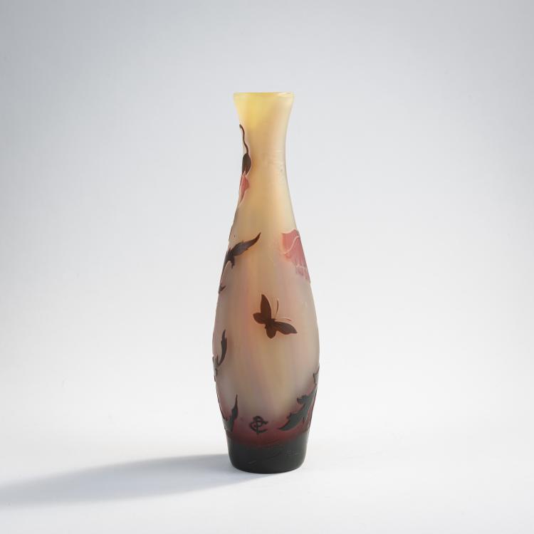 Bild 1 zu Objekt, Vase 'Pavots', c. 1900, Camille Tutr&eacute; de Varreux, De Vez; Tutr&eacute; de Varreux, Camille; Pantin, Cristallerie de, 174A 110