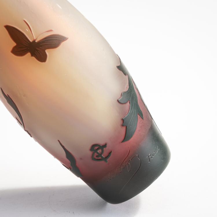 Bild 2 zu Objekt, Vase 'Pavots', c. 1900, Camille Tutr&eacute; de Varreux, De Vez; Tutr&eacute; de Varreux, Camille; Pantin, Cristallerie de, 174A 110