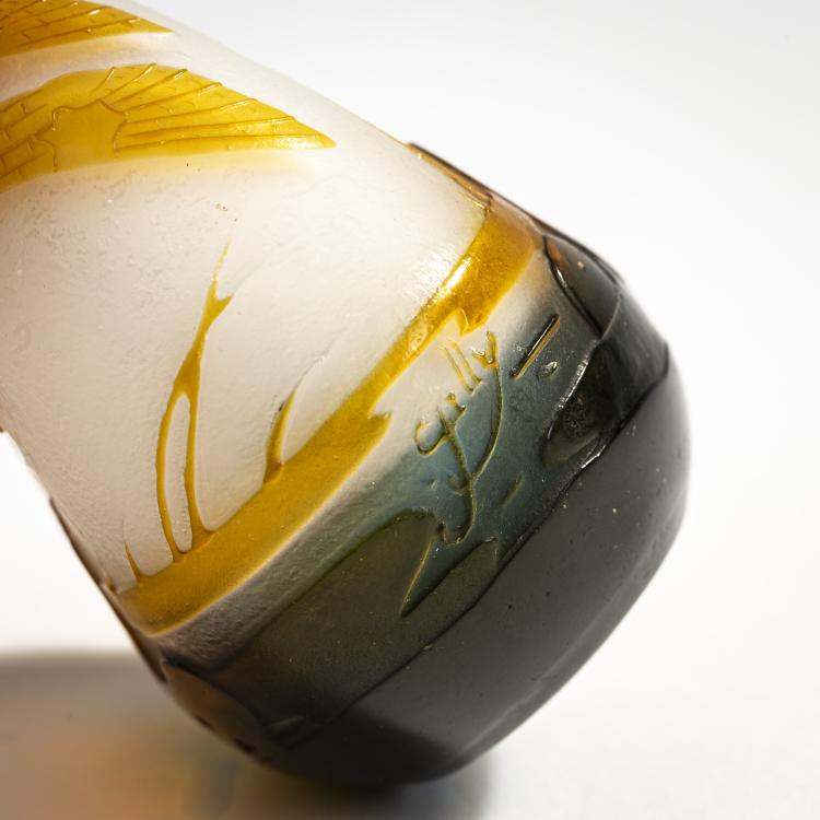 Bild 1 zu Objekt, Soliflor 'N&eacute;nuphars et libellule', 1905-08, Gall&eacute;, Nancy, 174A 127