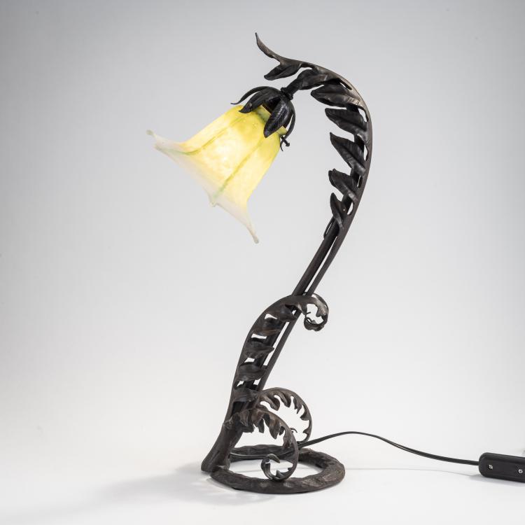 Bild 1 zu Objekt, Tischleuchte 'Pissenlit', um 1910, Daum Fr&egrave;res, Nancy, 174A 92