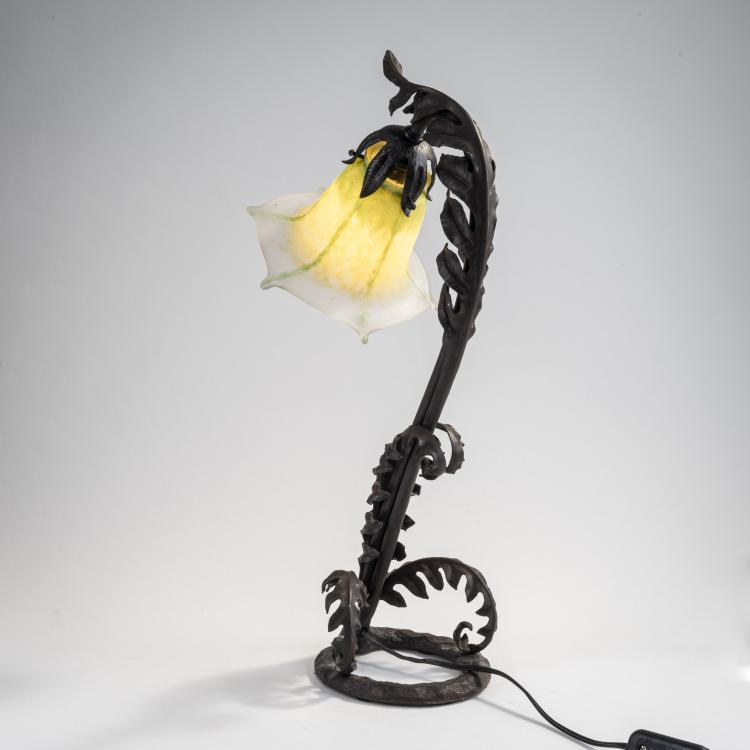 Bild 2 zu Objekt, Tischleuchte 'Pissenlit', um 1910, Daum Fr&egrave;res, Nancy, 174A 92