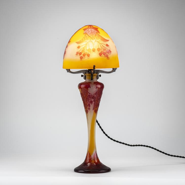 Hauptbild zu Objekt, Tischleuchte 'Eglantines', 1908-36, Gall&eacute;, Nancy, 174A 128