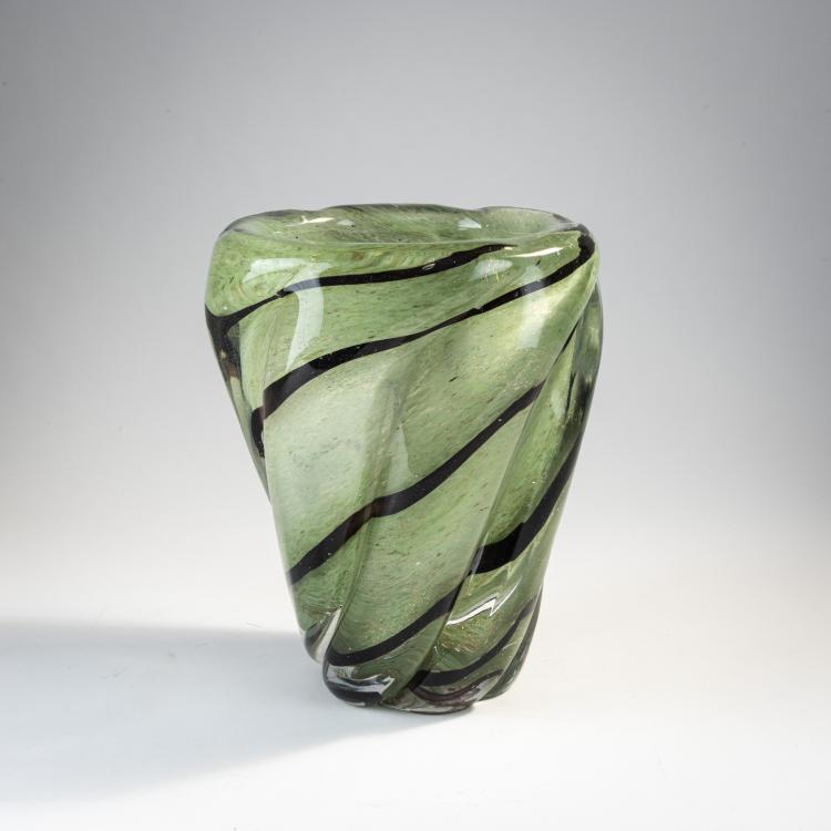 Bild 1 zu Objekt, 'A spirale' vase, c. 1939, Ercole Barovier, Barovier & Toso, Murano, 173C 656