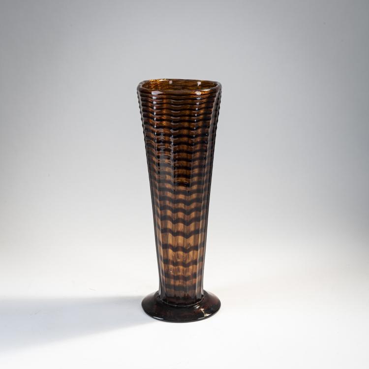 Bild 1 zu Objekt, Vase 'Zebrato', um 1936, Ercole Barovier, Ferro Toso Barovier, Murano, 173C 652