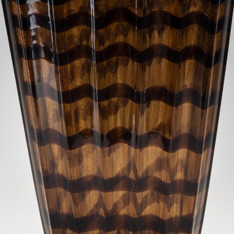 Bild 2 zu Objekt, Vase 'Zebrato', um 1936, Ercole Barovier, Ferro Toso Barovier, Murano, 173C 652