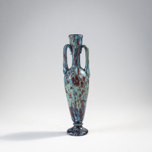 'Screziato' handle vase, c. 1890