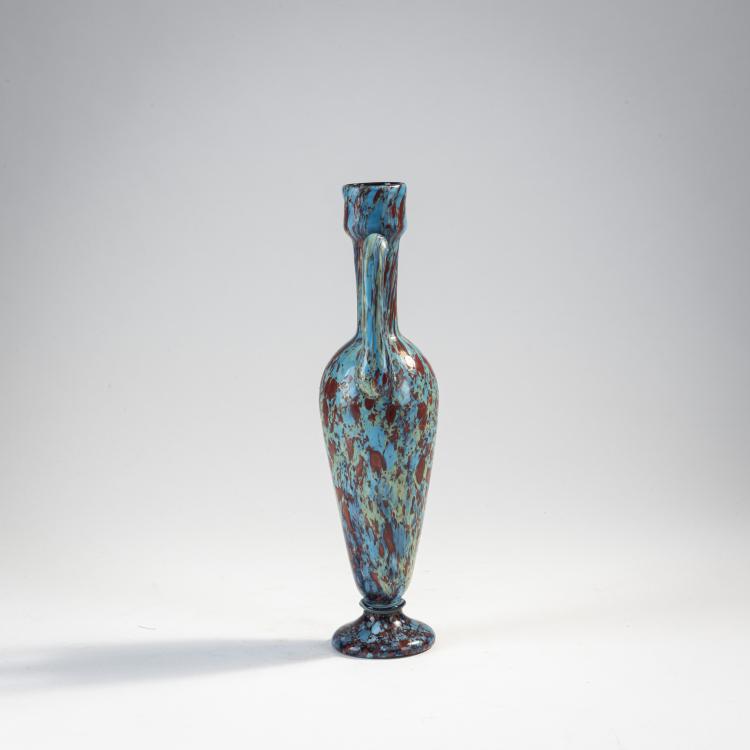 Bild 1 zu Objekt, 'Screziato' handle vase, c. 1890, Francesco Ferro, Ferro, Francesco e Figlio; Pauly & C., C.V.M., Murano, 173C 579