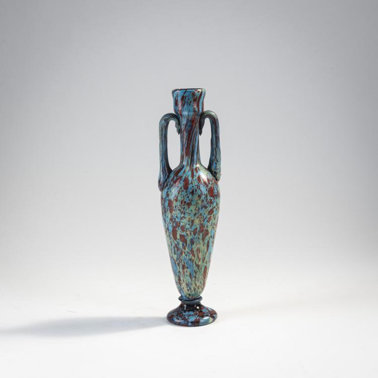 Bild 2 zu Objekt, 'Screziato' handle vase, c. 1890, Francesco Ferro, Ferro, Francesco e Figlio; Pauly & C., C.V.M., Murano, 173C 579