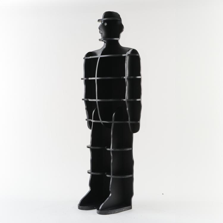 Hauptbild zu Objekt, 'F&auml;chermann' shelf, 1977, Susi Berger,Ueli Berger, R&ouml;thlisberger Collection, G&uuml;mlingen, 174B 725