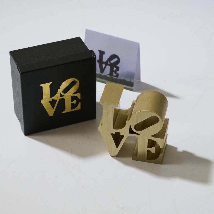 Hauptbild zu Objekt, 'LOVE (gold)' (Authorized Replica), 2009, Robert Indiana (nach), 173D 838