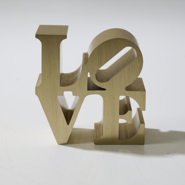 Bild 1 zu Objekt, 'LOVE (gold)' (Authorized Replica), 2009, Robert Indiana (nach), 173D 838