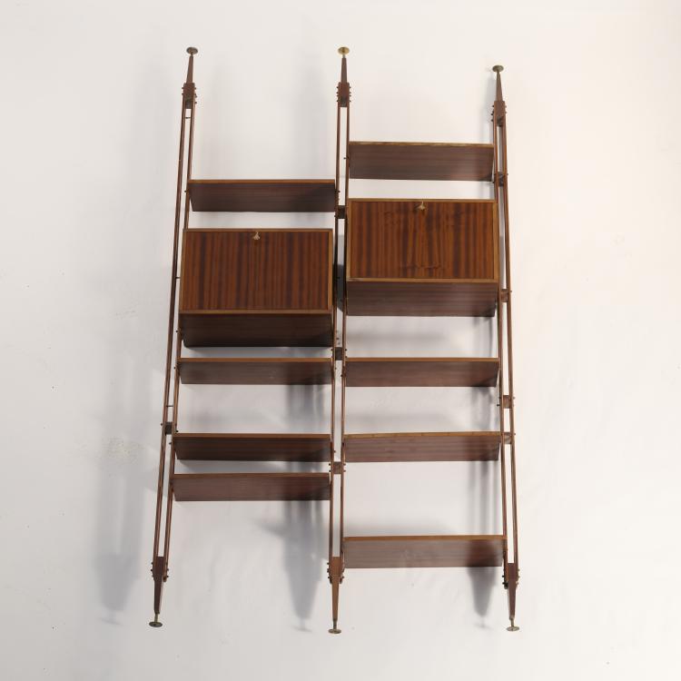 Hauptbild zu Objekt, Floor-to-ceiling shelf, c. 1958, Franco Albini (in the style of), Italien / Italy, 173A 49