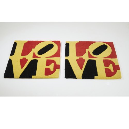 2 Teppiche 'Liebe Love', 2005