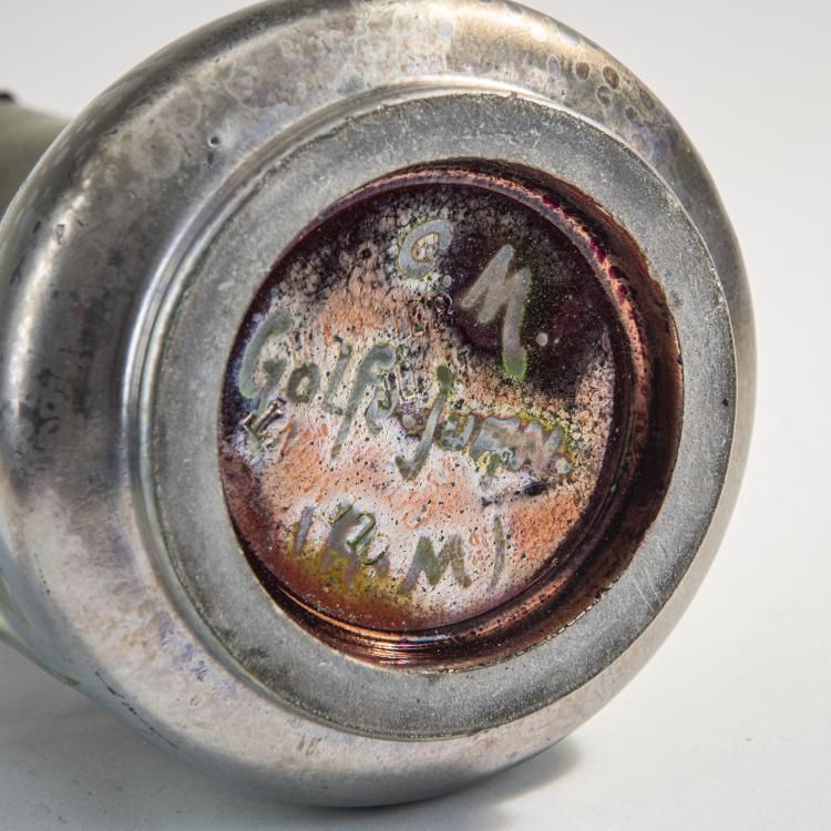 Bild 3 zu Objekt, Vase 'Japon' mit Silbermontierung von Alphonse Debain, Paris, um 1890, Cl&eacute;ment Massier, Massier, Cl&eacute;ment, Golfe-Juan, 174A 389