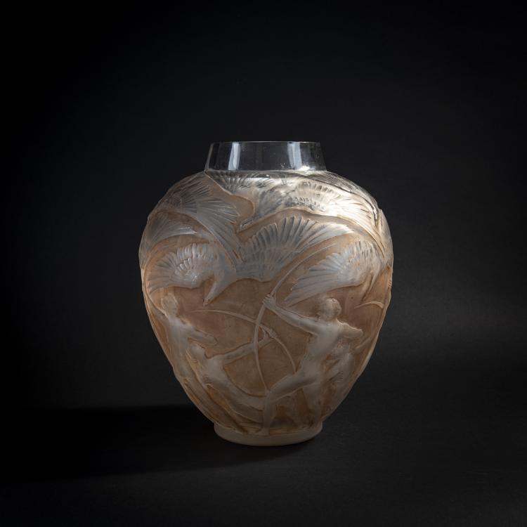 Hauptbild zu Objekt, Vase 'Archers', 1921, Ren&eacute; Lalique, Lalique, Wingen-sur-Moder, 174A 152