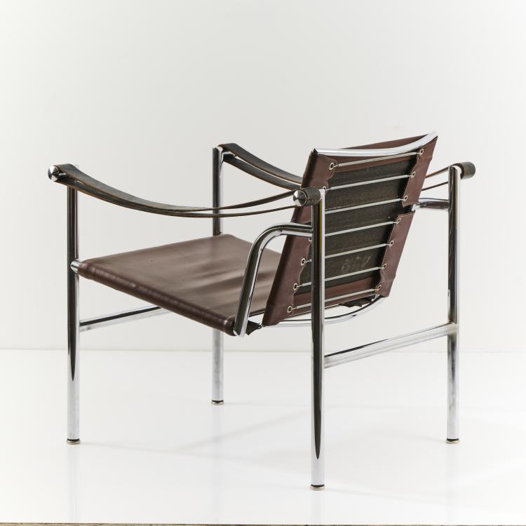 Bild 8 zu Objekt, Zwei Armlehnsessel 'LC 1', 1928, Pierre Jeanneret,Charlotte Perriand,Le Corbusier Charles-&Eacute;douard Jeanneret-Gris, Cassina, Mailand / Milan, 174B 551