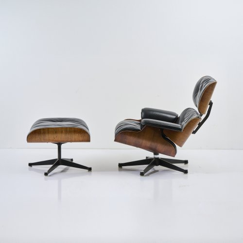 Lounge chair '670' mit Ottoman '671', 1956