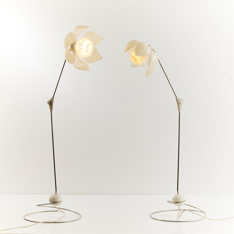 Bild 2 zu Objekt, Two floor lamps 'Symanka - Sy 1', 1959, G&uuml;nter Ssymmank, Integra, Berlin, 174B 639