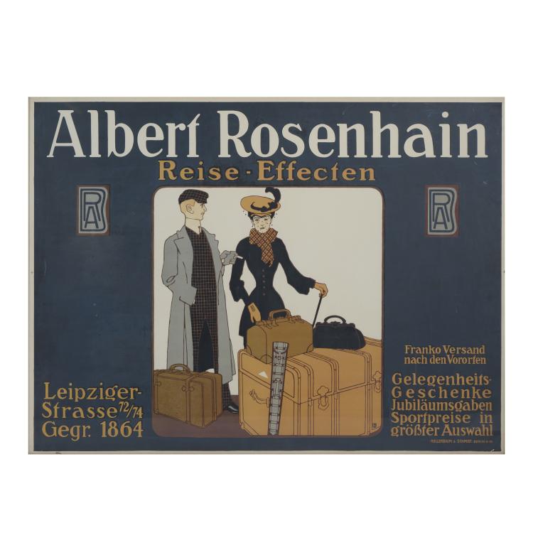 Hauptbild zu Objekt, 'Albert Rosenhain', c. 1900, Julius Klinger, 174A 450