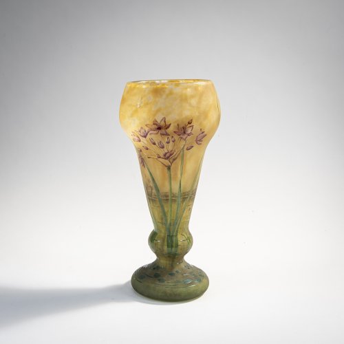Hohe Vase 'Jonc fleuri', um 1910