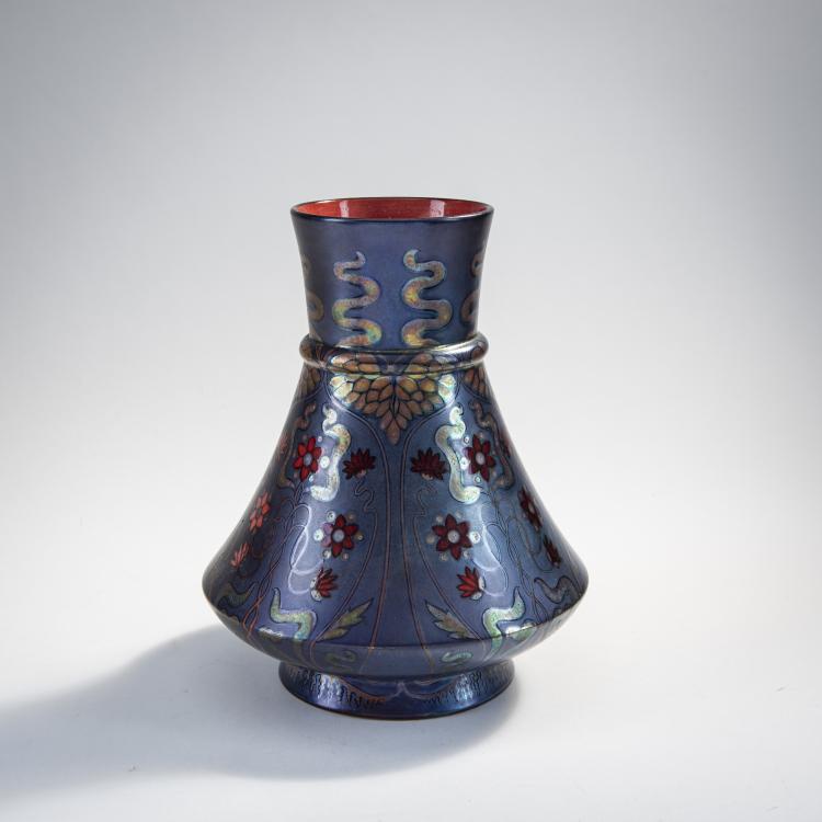 Bild 1 zu Objekt, Vase, 1898-1900, Vilmos Zsolnay, Zsolnay, Vilmos, P&eacute;cs, 174A 400
