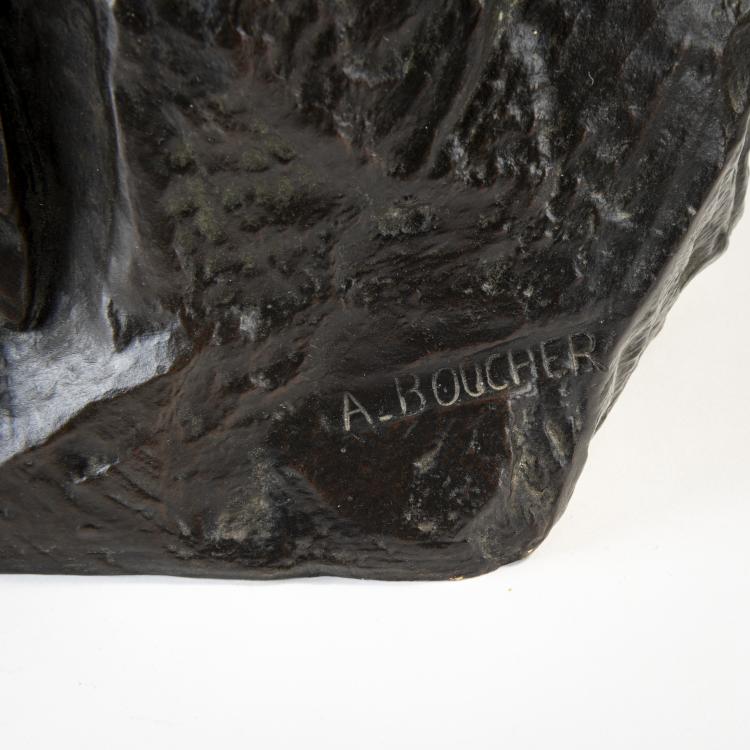 Bild 2 zu Objekt, Bronzefigur 'La Pens&eacute;e', um 1897, Alfred Boucher, Siot, Paris, 174A 279