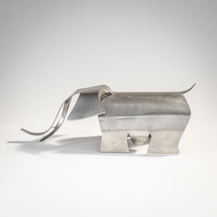 Hauptbild zu Objekt, Messingfigur 'Elefant', 1930er Jahre, Franz Hagenauer, Hagenauer, Wien, 174A 291