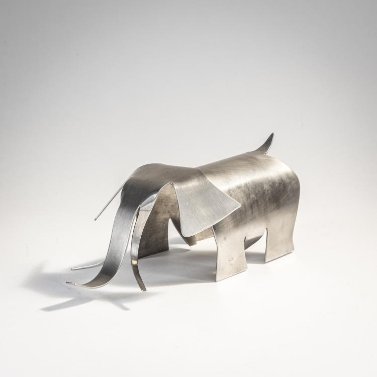 Bild 1 zu Objekt, Messingfigur 'Elefant', 1930er Jahre, Franz Hagenauer, Hagenauer, Wien, 174A 291