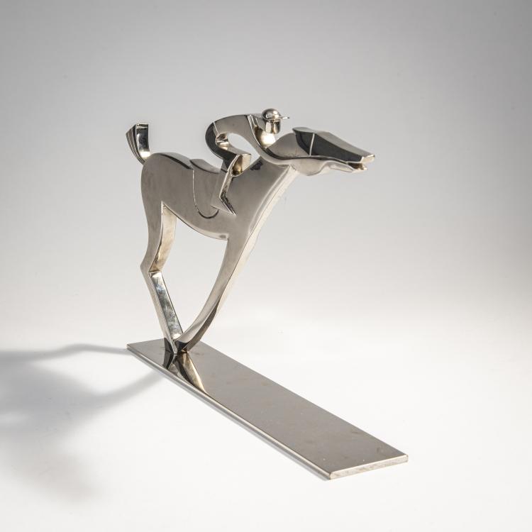 Bild 1 zu Objekt, 'Pferd mit Jockey', 1930, Karl Hagenauer, Hagenauer, Wien, 174A 289