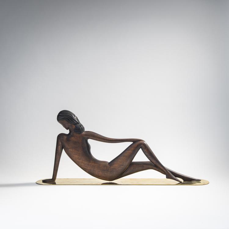 Bild 1 zu Objekt, Liegender Frauenakt, 1950er Jahre,  Hagenauer (zugeschrieben), Hagenauer, Wien (zug./attr.), 174A 294