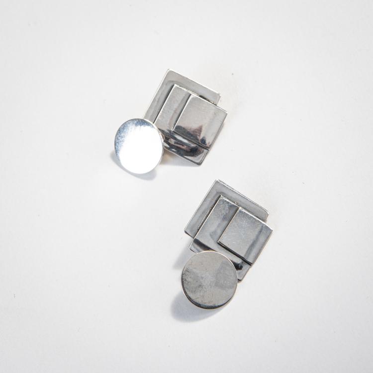 Hauptbild zu Objekt, Paar Manschettenkn&ouml;pfe, um 1930, Meyer, Hein, Bremen, 174A 265