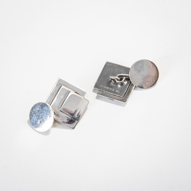 Bild 1 zu Objekt, Paar Manschettenkn&ouml;pfe, um 1930, Meyer, Hein, Bremen, 174A 265