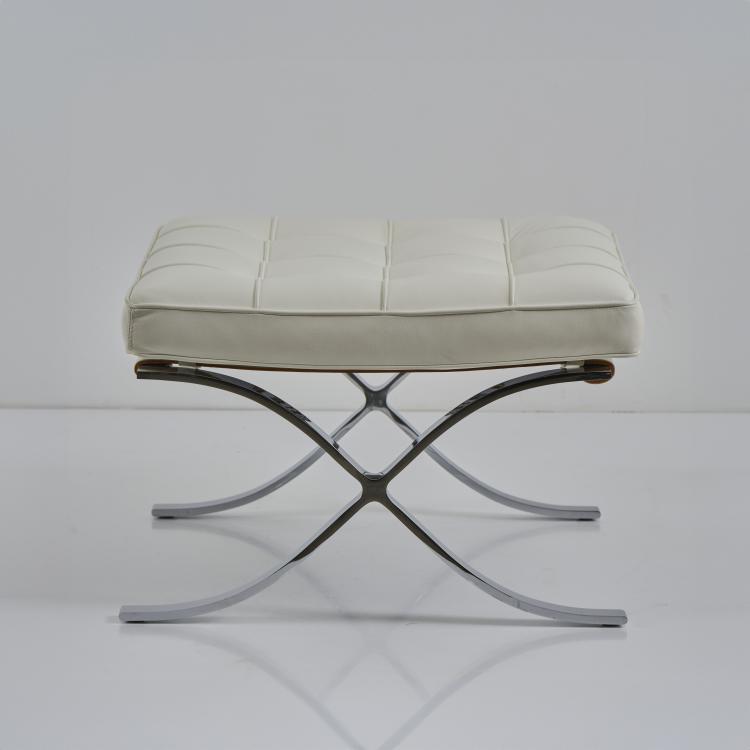 Bild 3 zu Objekt, 'Barcelona' stool, 1928, Ludwig Mies van der Rohe, Knoll International, New York, 174B 552