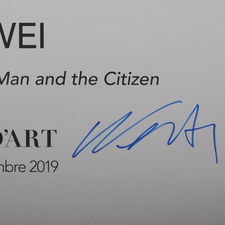 Bild 1 zu Objekt, 'Declaration of the Rights of Man and the Citizen', 2019, Ai Weiwei, Cahiers D&rsquo;Art, Paris (Publ.), 175D 778