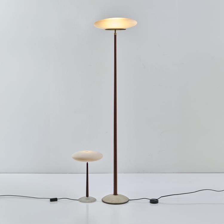 Hauptbild zu Objekt, 'PAO' table light and 'PAO F' floor lamp, 1993, Matteo Thun, Arteluce, Mailand, 174B 768