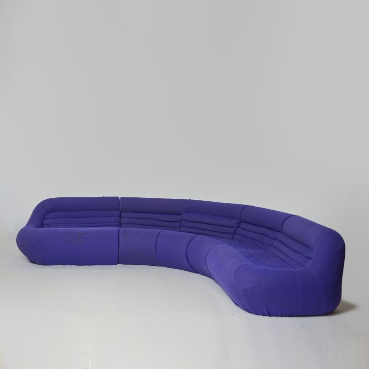 Hauptbild zu Objekt, Five-piece sofa 'Carrera', 1969, Jonathan De Pas,Giorgio Decurso,Donato D'Urbino,Paolo Lomazzi, bbb Bonacina, Mailand, 174B 695