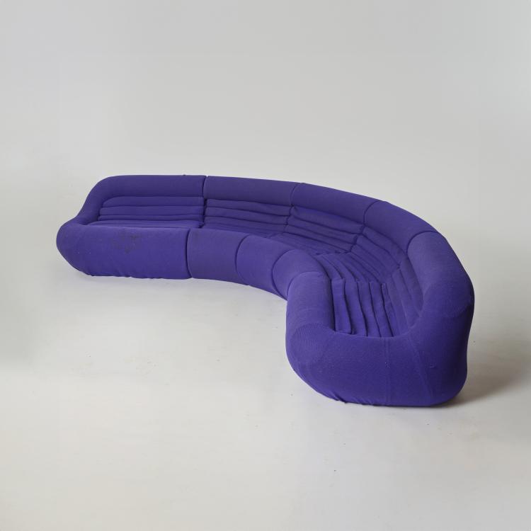 Bild 1 zu Objekt, Five-piece sofa 'Carrera', 1969, Jonathan De Pas,Giorgio Decurso,Donato D'Urbino,Paolo Lomazzi, bbb Bonacina, Mailand, 174B 695