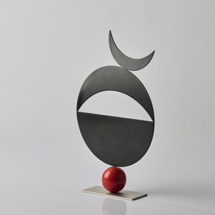 Bild 1 zu Objekt, 'Two Moons' sculpture, 1975, Herbert Bayer, 175D 691