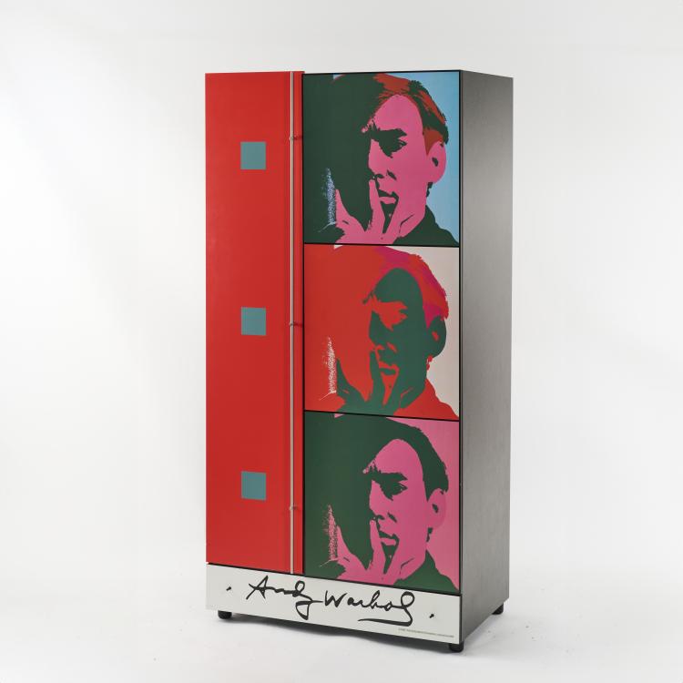 Hauptbild zu Objekt, Wardrobe 'A Set of Six Self-Portraits', 1966/1997, Andy Warhol (after), Art Design by hb Collection, 174B 684
