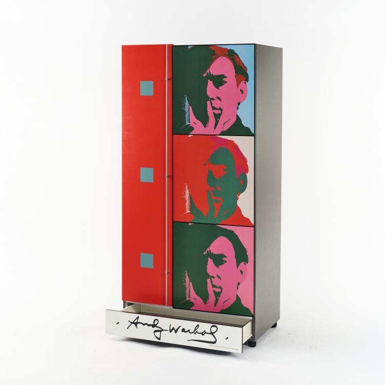Bild 2 zu Objekt, Wardrobe 'A Set of Six Self-Portraits', 1966/1997, Andy Warhol (after), Art Design by hb Collection, 174B 684