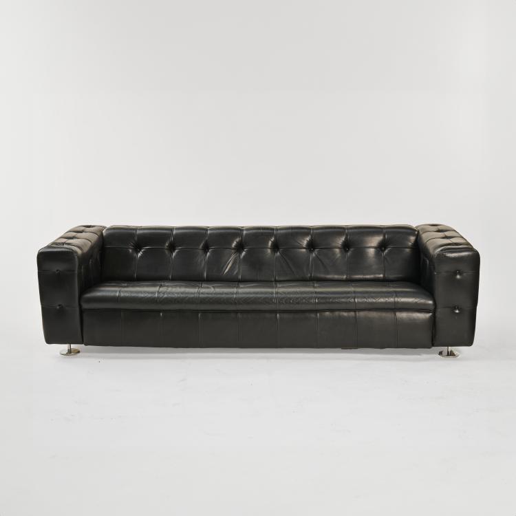 Hauptbild zu Objekt, 'James Bond' 3-seat sofa 'RH 306', circa 1962, Robert Haussmann, DeSede, Klingnau, 174B 654