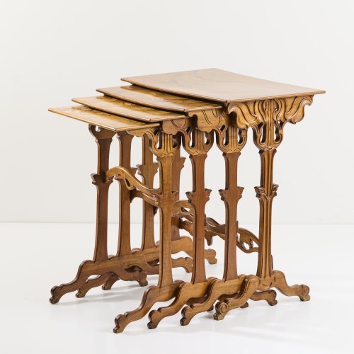 Four nesting tables, c. 1900