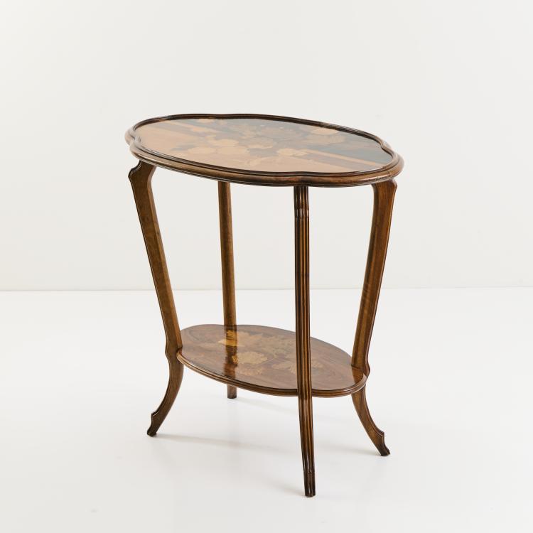 Bild 1 zu Objekt, Side table 'Hortensias et papillons', c. 1900, Emile Gall&eacute;, Gall&eacute;, Nancy, 174A 343