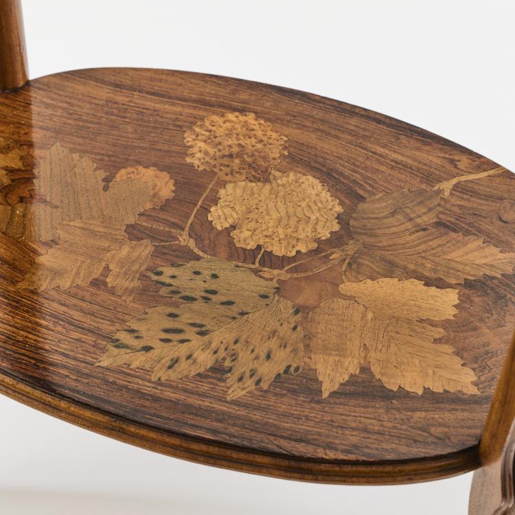 Bild 3 zu Objekt, Side table 'Hortensias et papillons', c. 1900, Emile Gall&eacute;, Gall&eacute;, Nancy, 174A 343
