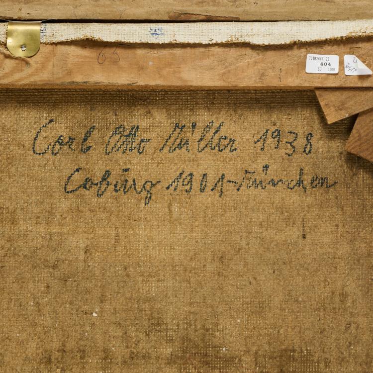 Bild 3 zu Objekt, Female nude in back view, 1938, Carl Otto M&uuml;ller, 175D 685