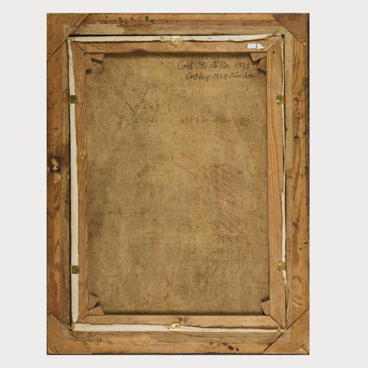 Bild 4 zu Objekt, Female nude in back view, 1938, Carl Otto M&uuml;ller, 175D 685