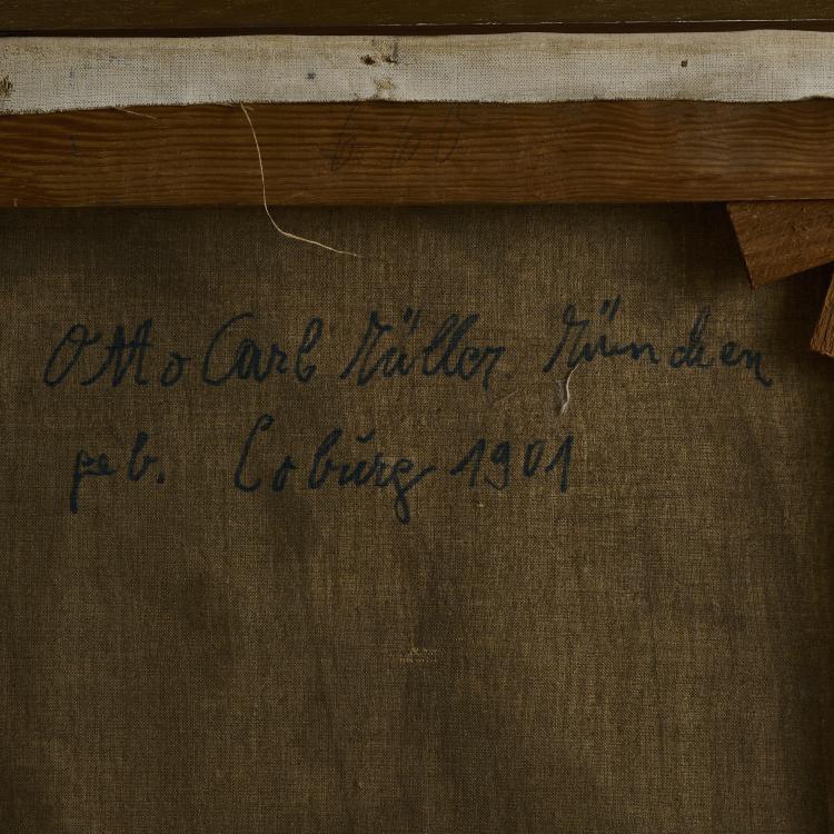 Bild 3 zu Objekt, Nude portrait of a couple, c. 1940, Carl Otto M&uuml;ller, 175D 686